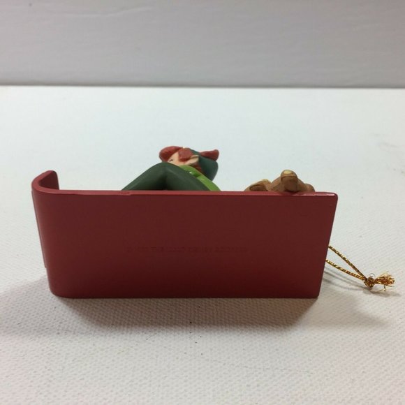 Vintage Groiler Disney Peter Pan Flying Christmas Ornament Holiday Neverland - Picture 7 of 10